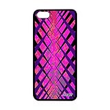 utaupia Coque Design Carreau pour Apple iPhone 5C Silicone Mobile Pas Cher Case Losange Motif de Protection Original Rose Telephone Tartan coloré