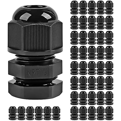 XHF 45 Pcs IP68 Nylon Cord Grip Cover