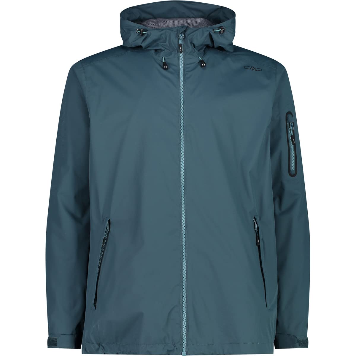 CMP - Man Jacket Fix Hood, Petrol, 58
