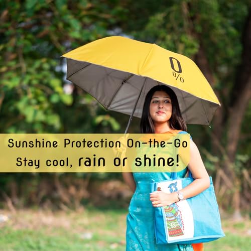 Image of HACER Mini Wine Bottle Umbrella Portable Folding UV Proof Compact Lightweight Travel Umbrellas for Women Men Kids (Pack of 1, Random Color)