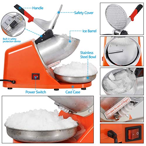 Commercial Snow Cone Machine Stainless