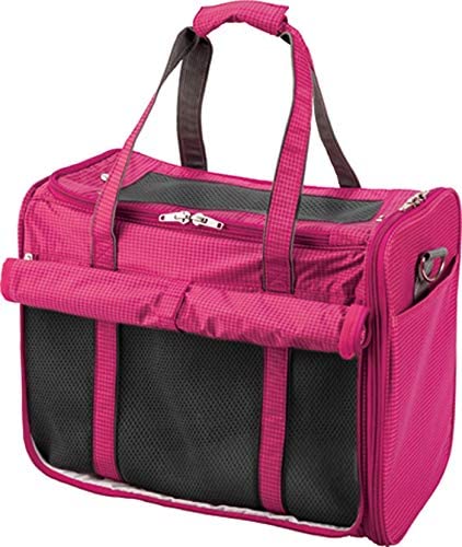 Amazon | 犬猫用ペットキャリー 3面メッシュ窓付きトラベルキャリー