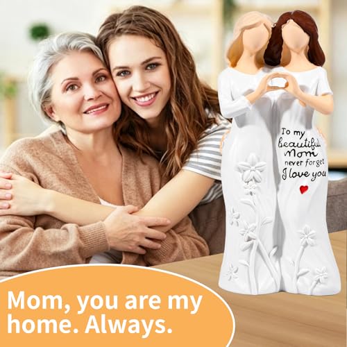 Figura Decorativa Madre e Hija de Resina miniatura 6