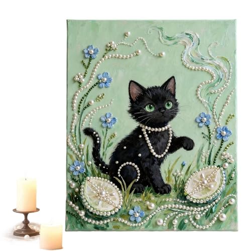 Peinture diamant détente femme avec cadre artisanal d'art - 7