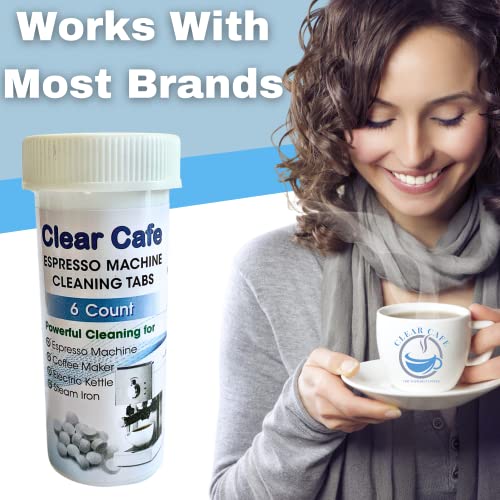 Breville Cleaning Tablets For Espresso Machine Works With Jura Miele Krups 6 Count Tabs #TOP5