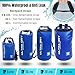Premium Dry Bags Waterproof, drybag, Dry Sack with Phone Waterproof Bag and Long Backpack Adjustable Shoulder Straps Included (Blue, 20 L)