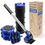 𝗦𝗖𝗛𝗢𝗡𝗘𝗡 𝗦𝗜𝗘 𝗜𝗛𝗥𝗘𝗡 𝗥𝗨𝗘𝗖𝗞𝗘𝗡 - Kein schweres Schleppen mehr dank dem Möbelheber Transportroller Set. Heben Sie schwere Objekte mit dem Hebel ganz leicht an und verschieben Sie sie mit den Rollen