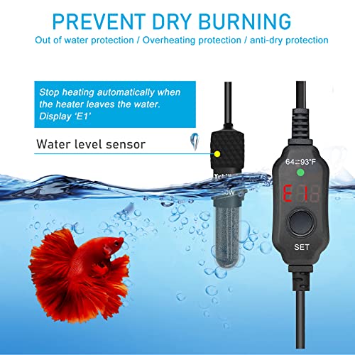 Buying Guide YukiHalu Small Submersible Aquarium Heater, Mini Fish