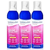 Waterpulse Saline Nasal Mist for Nasal Care | Nasenspray | Sofortige Befreiung bei verstopfter Nase...