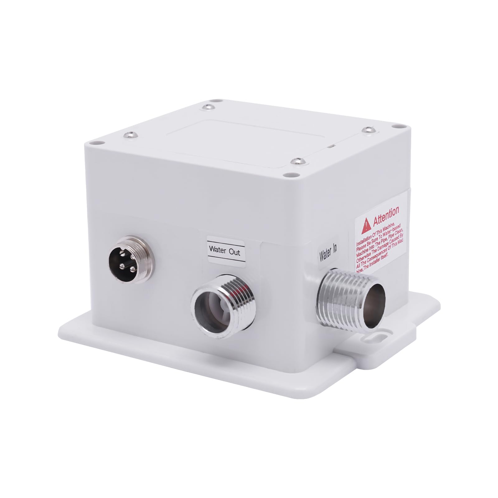 Rubinetto Automatico con Sensore a Infrarossi, Rubinetto per Lavabo Automatico, Miscelatore Lavabo Bagno Con Regolazione a Caldo e Freddo, Distanza di rilevamento 5cm, 0-80°C