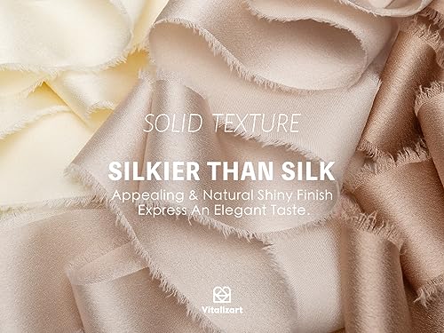 Vitalizart Silky Satin Ribbon 1'' x 15 Yard Wooden Spool - Image 3