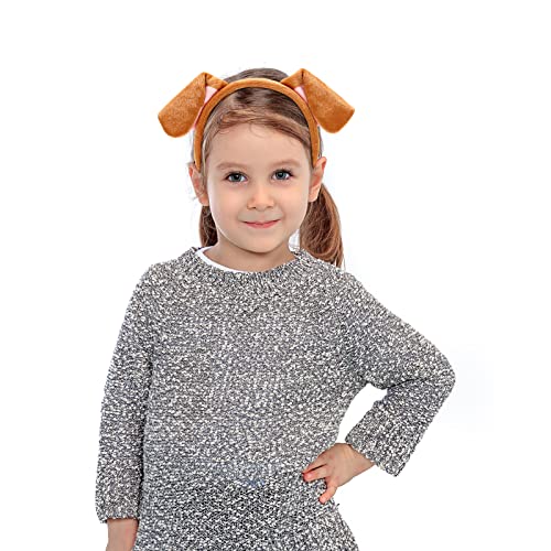 TENDYCOCO Cartoon Puppy Dog Ears Headband Cloth Hair Loop Role-Playing Prop for Kids Cosplay Party Accessory - Image 3