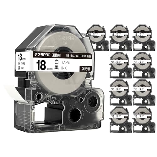 �L���O�W���p �e�v�� PRO SS18K SS18KW 18mm ���e�[�v ������ ���S�� 10�Z�b�g �݊��e�[�v �e�v��PRO�p �e�[�v�J�[�g���b�W SR-R7900P SR-R980 SR970 SR950 SR930 SR920 SR910 SR9