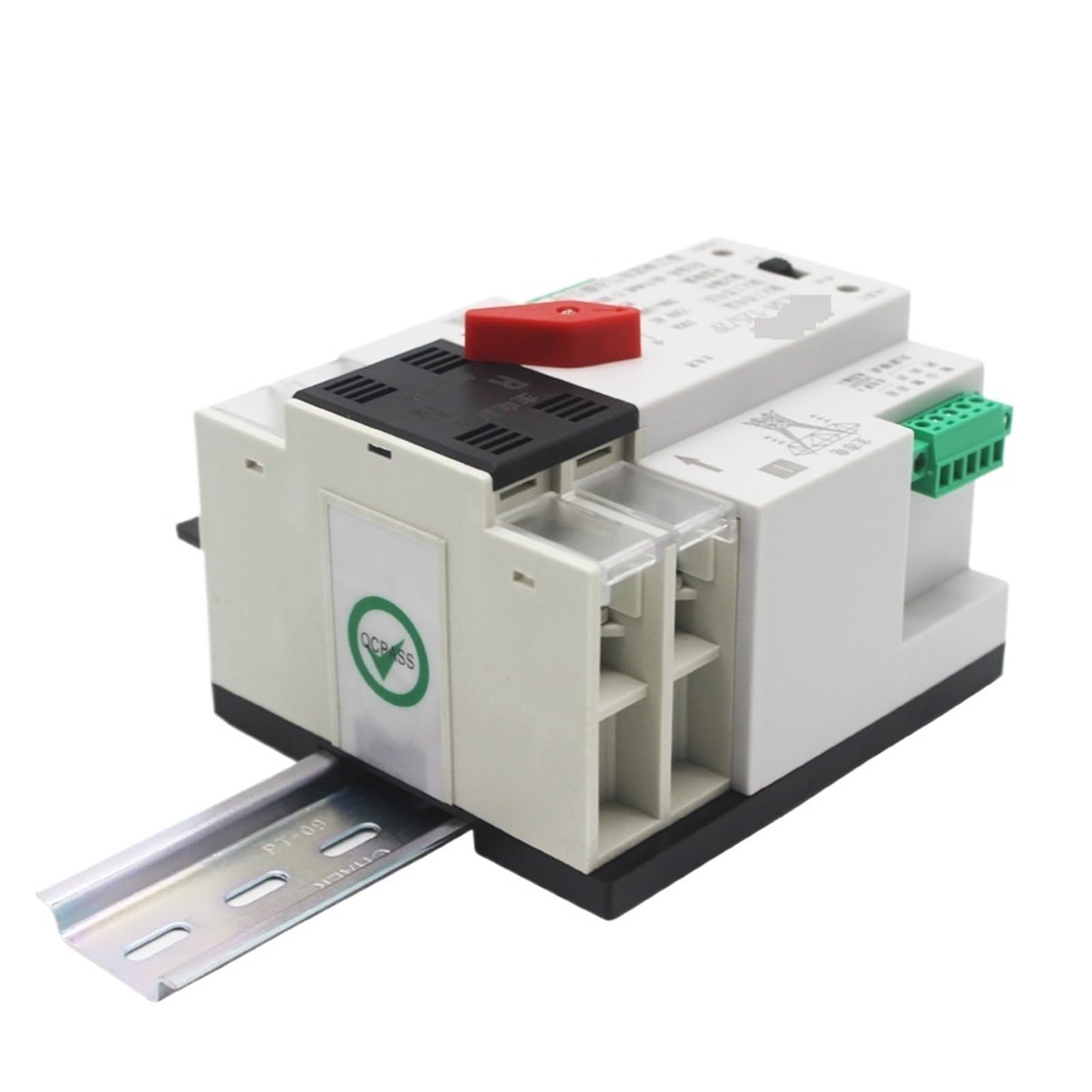 Automatischer Umschalter mit doppelter Leistung Haushalts-Millisekunden-Level-Umschaltung unterbrechungsfreier Strom-Dual-Power-Automatik-Transferschalter 2P 100A 80A 63A4P-Umschaltung(2P/63A)