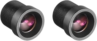 sourcing map 2pcs 8mm 720P F2.0 FPV CCTV Camera Lens Wide Angle for CCD Camera