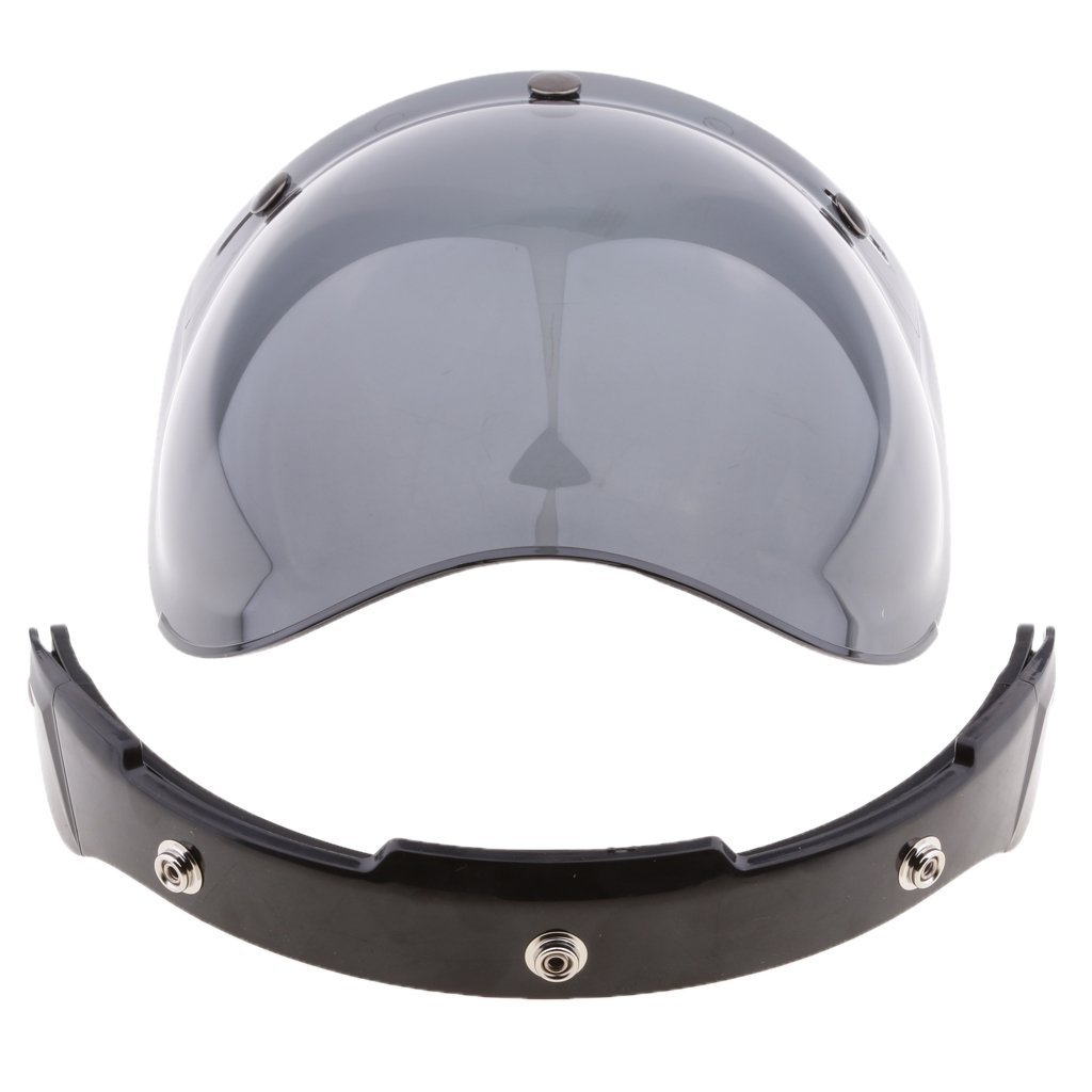 zalati Face Visor Front Shield UV Protected Helmet Mask for Replacement DIY Making Motorbike Riding - Dark Brown