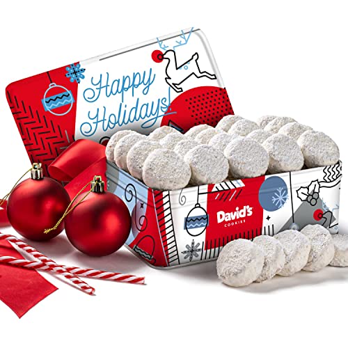 David’s Cookies Winter Wonderland Butter Pecan Meltaway Cookies Tin - Delicious Butter Cookies...
