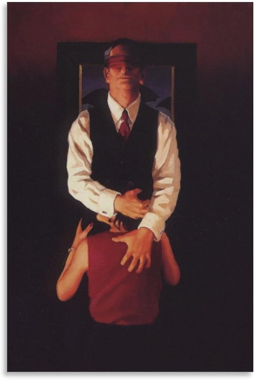 A Strange And Tender Magic (1999) by jack_vettriano Wall Art Prints Poster Picture Print Wall Art Poster Painting Canvas Posters Artworks Room Aesthetic 24x36inch(60x90cm)