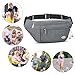 Entchin Fanny Pack for Women Men,Crossbody Belt Bag with 4-Zipper Pockets,Adjustable Waist Bag Pack,One of the Most Popular Travel Essential Gifts for Walking,Traveling,Cycling and Shopping (Gray)