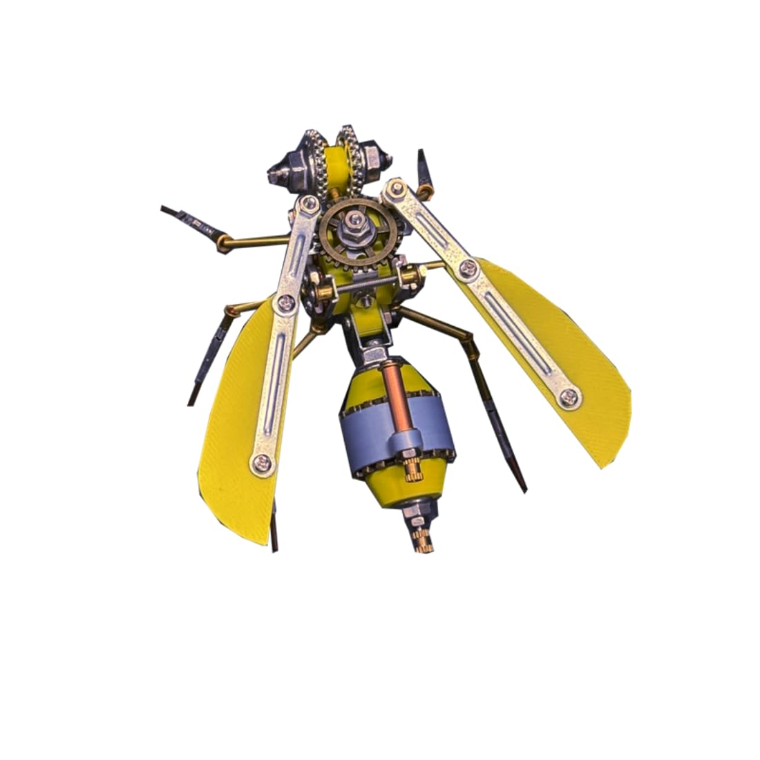 Mechanical Insect Metal Model Kit, 122PCS 3D Metal Windrider Patrol A Assembly Desk Decor, Compact Steampunk Collectible for Aults — image 1