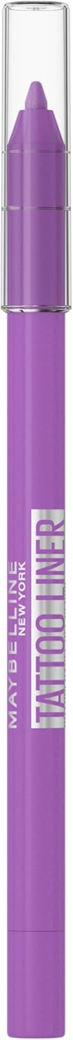 Maybelline New York Gel Eyeliner, Wasserfester und langanhaltender Gel Stift, Bis zu 36 Stunden Halt, Tattoo Liner Gel Pencil, Farbton: 801 Purple Pop Maybelline New York Gel Eyeliner, Wasserfester und langanhaltender Gel Stift, Bis zu 36 Stunden Halt, Tattoo Liner Gel Pencil, Farbton: 801 Purple Pop