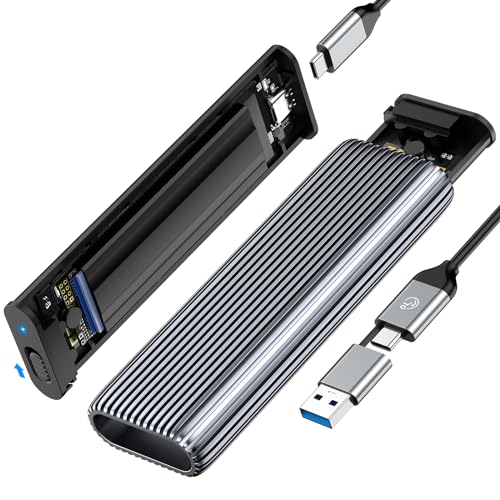 Boîtier SSD M.2 NVMe sans outil pour réparer un ordinateur en panne et extraire vos données