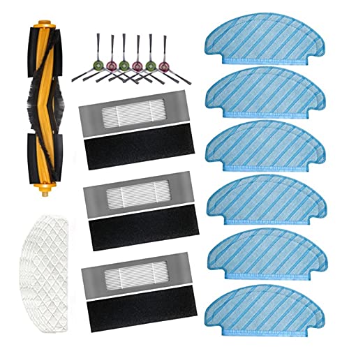 SANQ 21Pcs Filter Brush Mop Cloth Set Fit For Ecovacs Deebot Ozmo T8 Vacuum Cleaner Parts Brushes Filter Accessories Sweeping robot vacuum cleaner parts