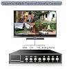 4-Channel 1080P HD Quad Video Processor - Image Switcher Multiplexer for AHD CVI TVI CCTV Security Cameras - Digital Zoom, Video Freezing, Loss Alarm Functions