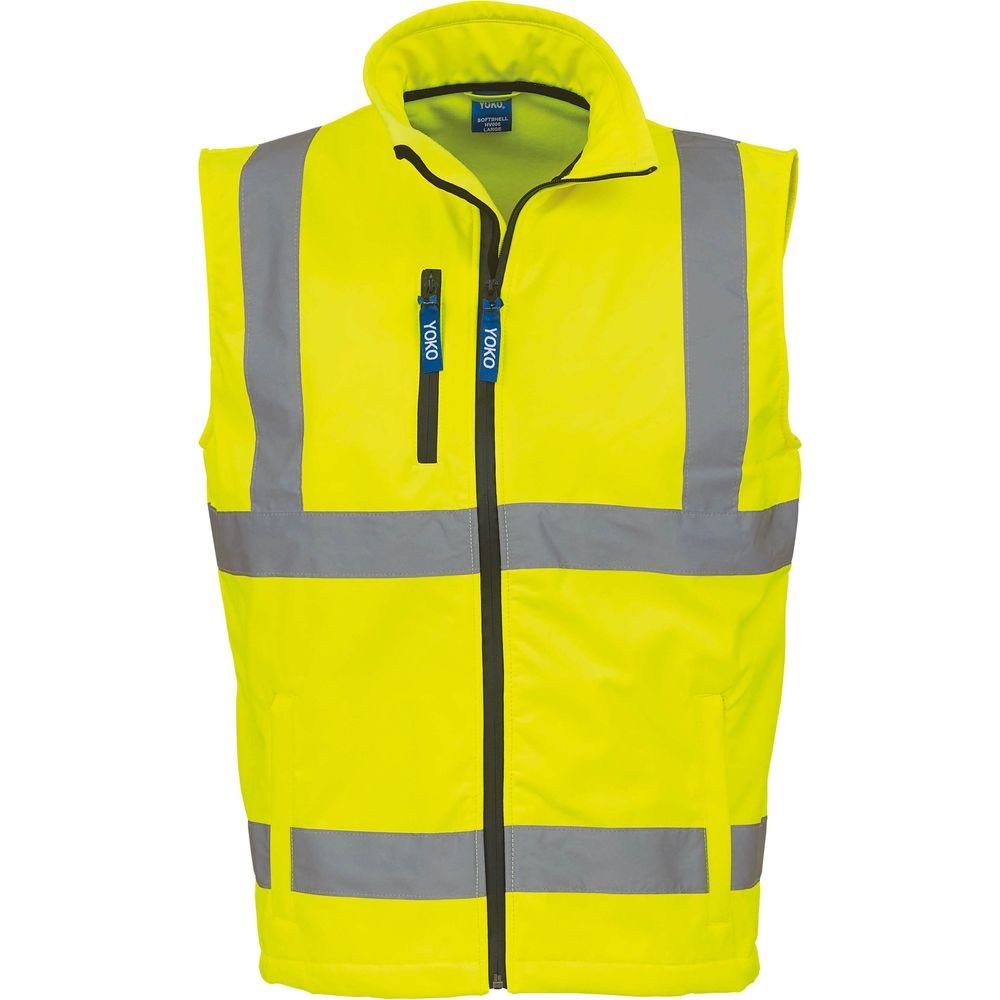 Yoko Yk050/Hv006 Gilet Softshell ad Alta visibilità Uomo