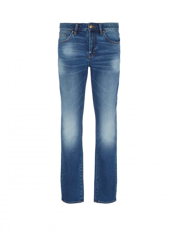 Armani Exchange Men's 1500 Indigo Denim Skinny Fit Indigo Denim Jean 34W 32L