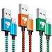 Price comparison product image iPhone Charger Cable, iPhone Cable [1M 3Pack], Aioneus MFI Certified Lightning Cable, Nylon Braided Fast Charging Lead Compatible with iPhone SE 2020 11 Pro max Xr Xs max 8 Plus 7 Plus 6 6s 5c SE,iPad