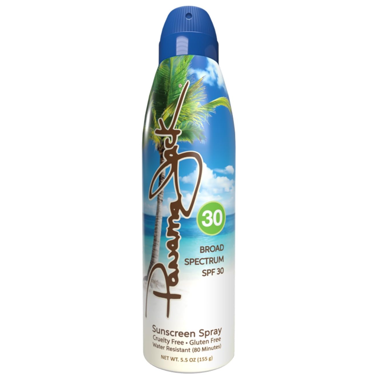 Continuous Spray Sunscreen - SPF 30 Broad Spectrum UVA UVB Protection PABA Paraben Gluten Cruelty Free Water Resistant
