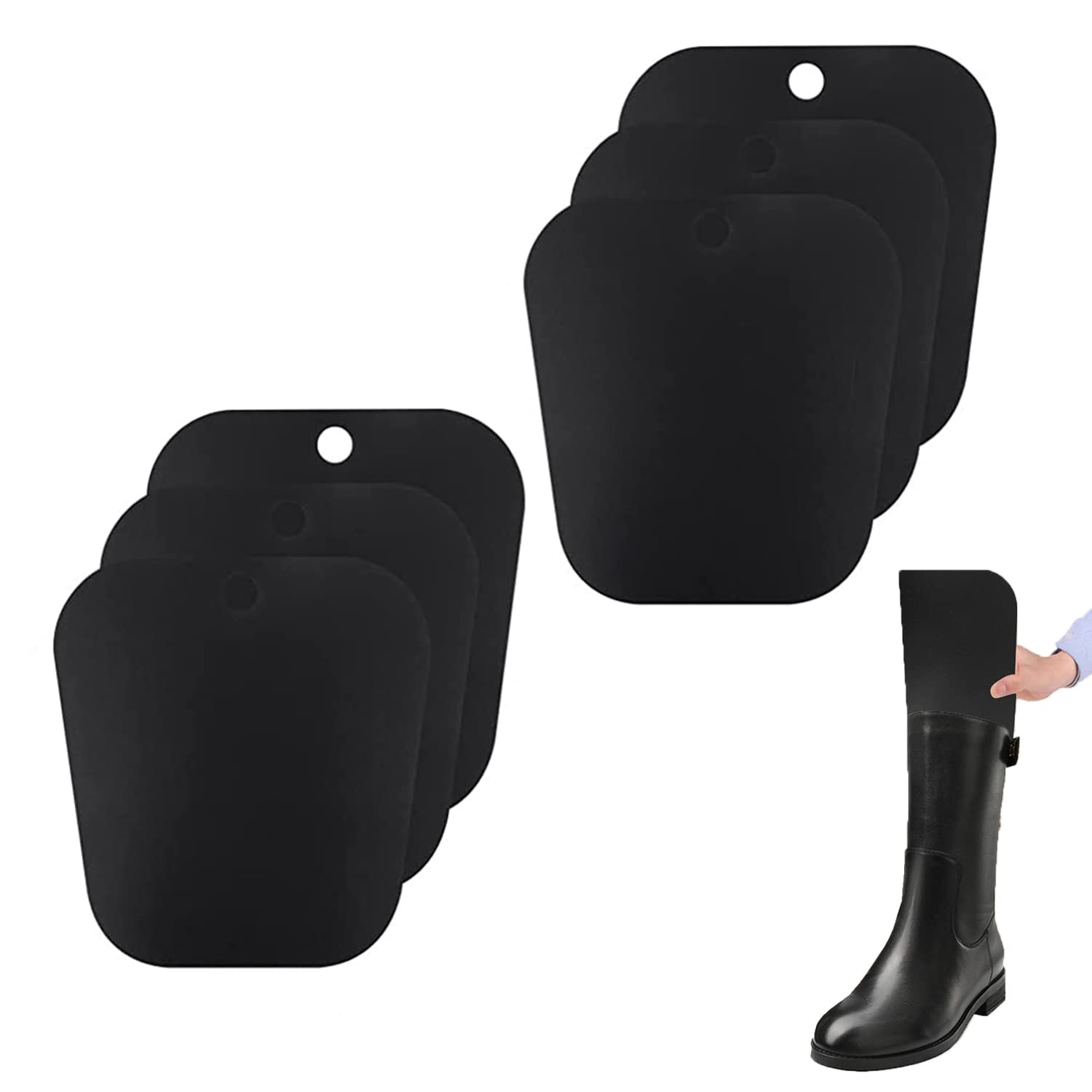 4 Supporti Per Stivali In Plastica - Tendistivali Per Mantenere La Forma E Evitare Pieghe - Foto 3