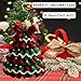 DIY Crochet Christmas Tree Kit,2026 News Handmade Holiday Decoration Set,Beginner Christmas Kit,Tree Bow Pearl Embellishment,Christmas Craft Kit with Yarn Hook Beads Instructions(Red & Green)