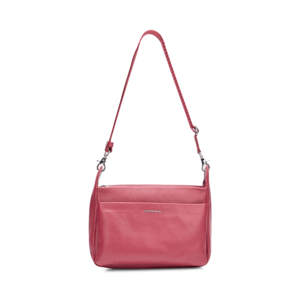 Mandarina Duck Mellow Leather Crossover Women's, Grape, Taglia Unica
