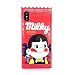 ChillNChic Milky Candy Wrapper Design Soft TPU Cases Covers for Apple iPhone X iPhoneX Red Girls Boy Kids Gift Fun Creative Cute Lovely Unique Novelty Japanese Cartoon Animation