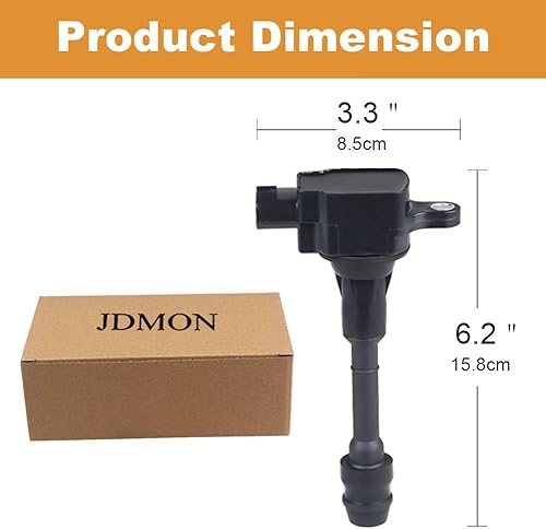 Miniatura 7 de JDMON Paquete de bobinas de encendido compatible con Nissan Altima Sentra X-trail L4 2.5L 2002 2003 2004 2005 2006 2007 2008 reemplaza 22448-8H315