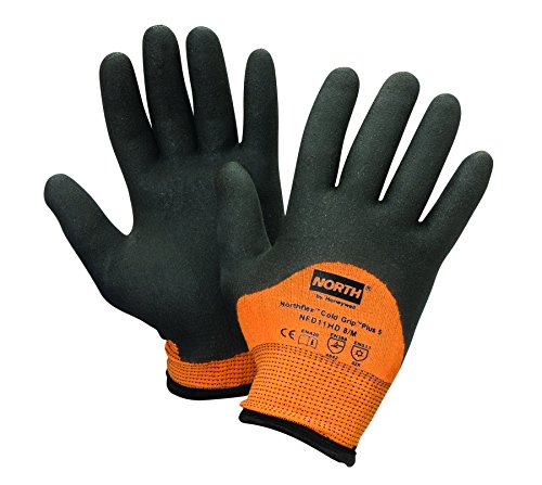 Honeywell North Northflex Cold Grip Plus 5 Cut-Resistant PVC Palm-Coated Gloves, Size Medium (NFD11HD/8M)