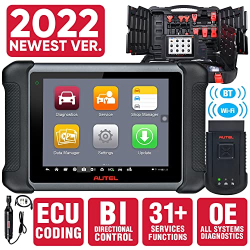 Autel MaxiSys MS906BT Diagnostic Scanner [Bonus $60 MV108], OBD2 Auto Scan Tool for US, 2022 Upgraded of MS908 MS906 MP808 DS808, ECU Coding, Bi-Directional Control, 31 Services, All Systems Diagnosis