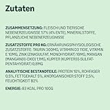 by Amazon Getreidefreies Katzennassfutter, Dose, Pastete Ente, 6 x 400 g