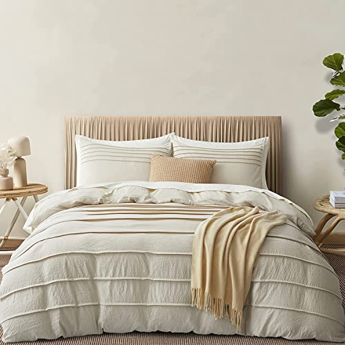 Lanqinglv Ropa de cama beige de 135 x 200