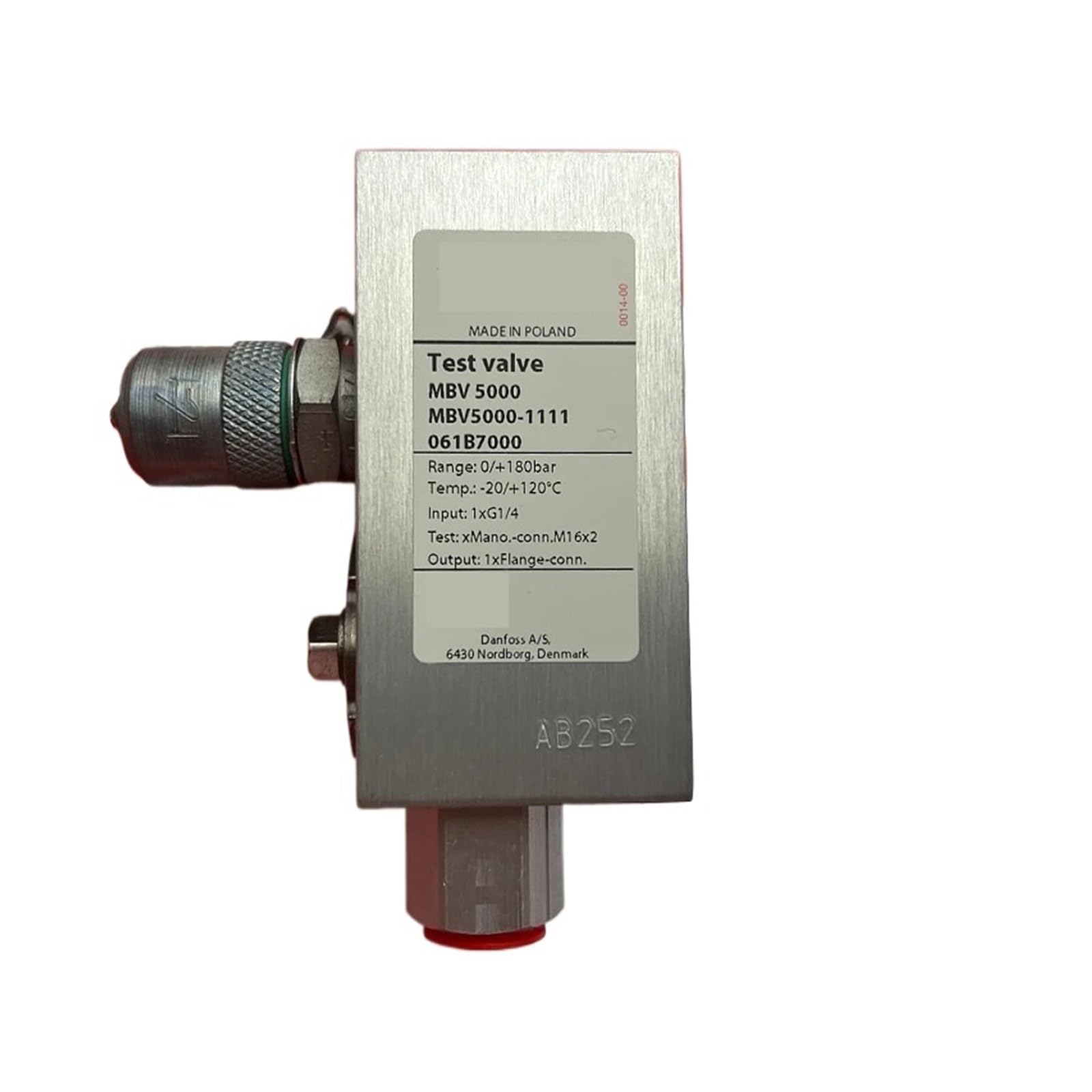 Válvula de Prueba Esfuerzo MBV5000(MBV5000)