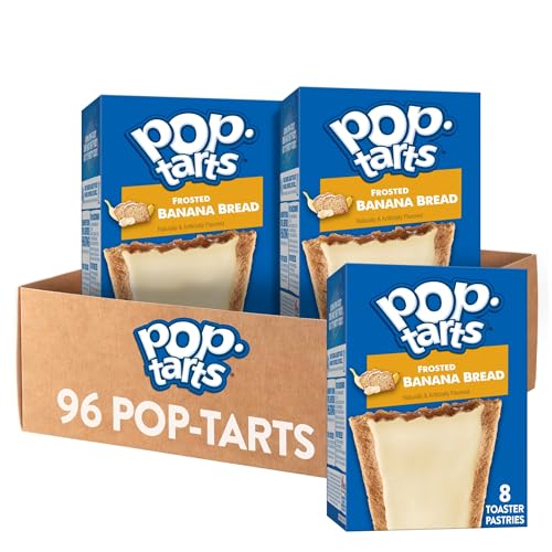 Pop-Tarts Toaster Pastries, Breakfast Foods, Kids Snacks, Frosted Banana Bread