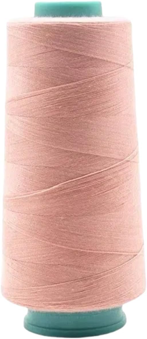 1 Spool Polyester Thread, Pink Polyester Sewing Thread for Hand and Machine Sewing 3000 Yards