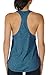 icyzone Canotta Sportiva da Donna Racerback Senza Maniche Top per Yoga Palestra Pilate (S,Denim Blu)