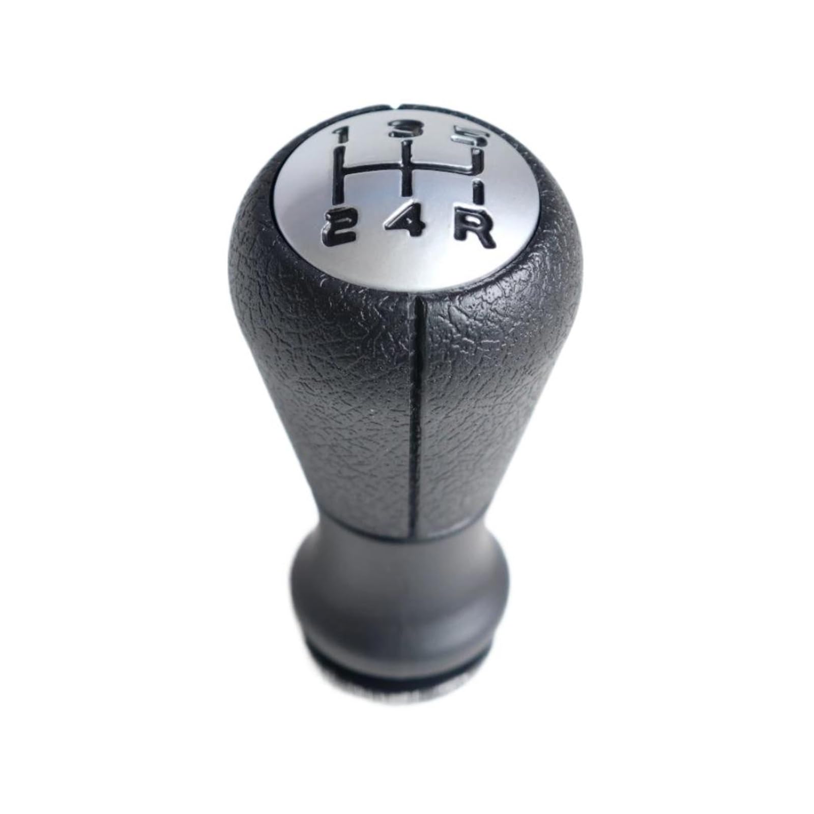 Lozopmtmld Matte For Peugeot 106 206 Gear Shift Knob Chrome/Grey Style
