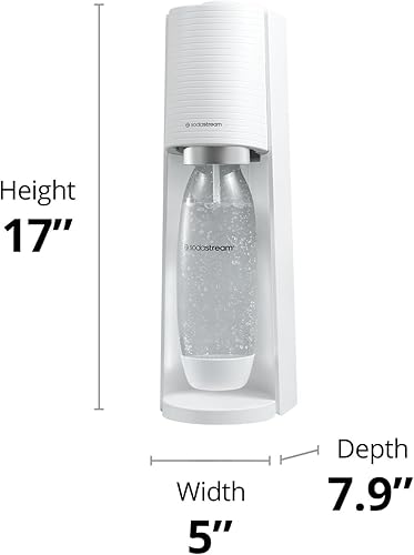 Miniatura 33 de SodaStream - Terra Soda Streaming Machine - KIT DE INICIO - Máquina de agua con gas con CO2 y Bubly Drop - Ecológico, no necesita baterías - Negro