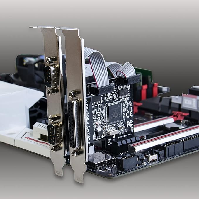 PremiumAV Legacy and Beyond Dual-Serial (2 Port) Plus Single (1) Parallel Port PCI Express Card Compatible with 16C550 UART-image-39