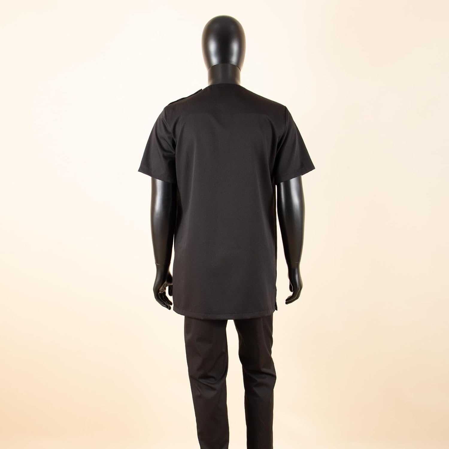 African Suits for Men Embroidery Short Sleeve Shirts and Pants 2 Piece Set Dashiki Outfits Wedding Evening - Image 5