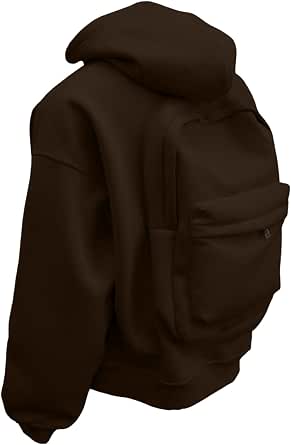 Men's Creative Travel Hoodie with Backpack on Amazon